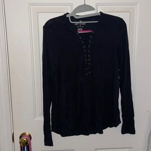 Dark Gray American Eagle Long Sleeve